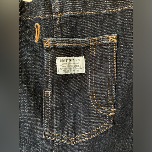 Brand new Levi’s overalls dark denim 16W - Picture 4 of 9